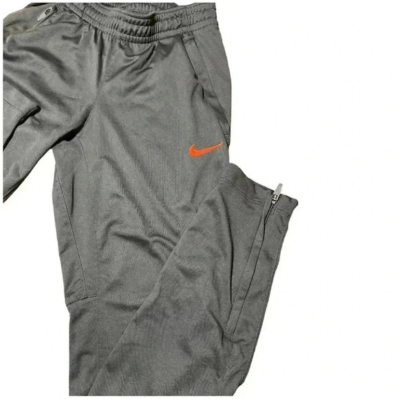 Womens Nike Dri Fit Athletic Track Pants Gray Joggers with zippers size XS - Picture 7 of 10